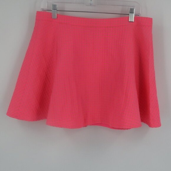 L'Amour Hot Pink Skirt with Gold Hearts Size XL - Picture 1 of 7